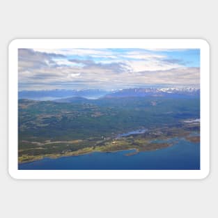 The Beagle Channel Aerial Sticker
